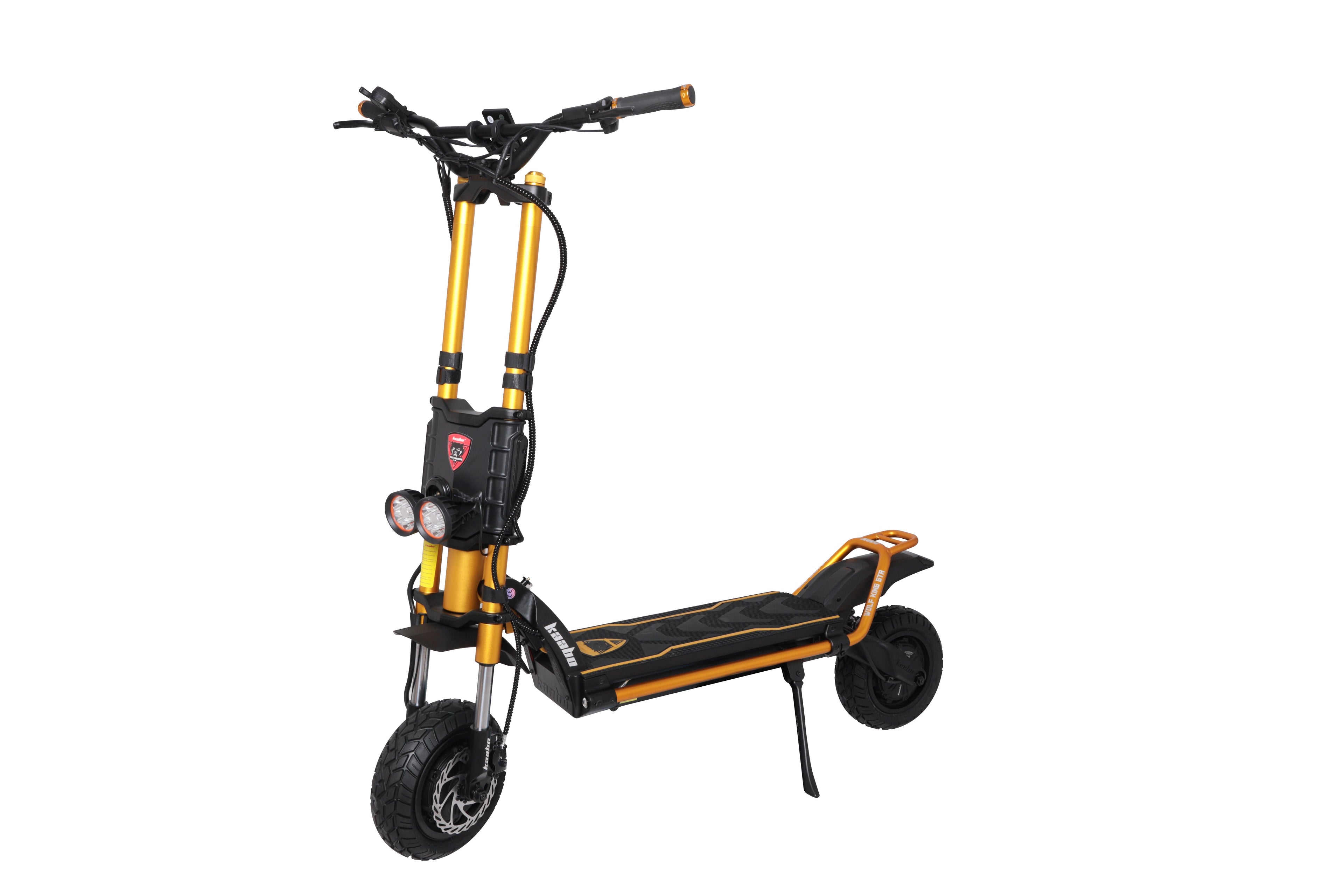 Patinete eléctrico Kaabo Wolf King GTR Max 2026 Dorado 72V 40Ah | ZoomerScooters