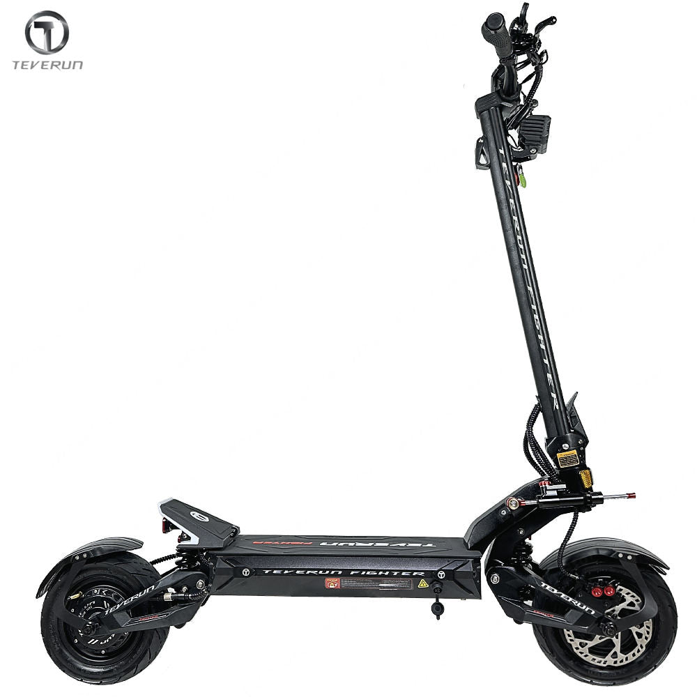 Patinete eléctrico Teverun Fighter 11+ Plus vista lateral | ZoomerScooters
