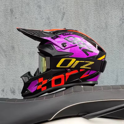 Casco Motocross ORZ Off-Road y Enduro + Regalo